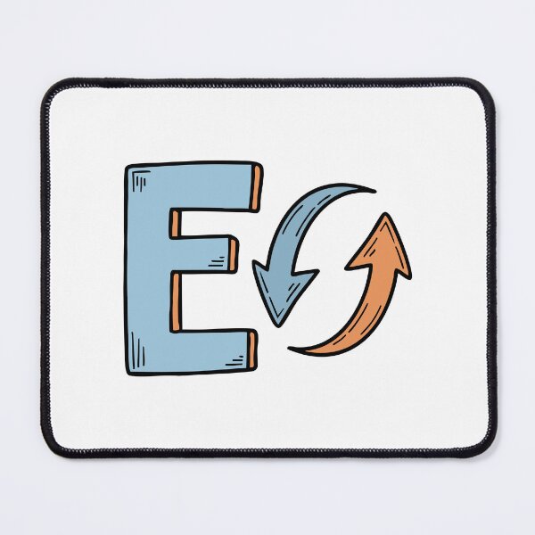 Item preview, Doodle Illustration of Letter E for exchange designed and sold by rasagamastore.