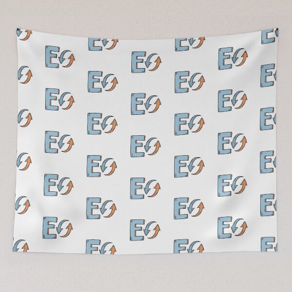 Item preview, Doodle Illustration of Letter E for exchange designed and sold by rasagamastore.