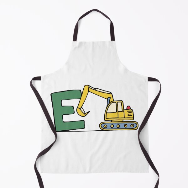 Item preview, Doodle Illustration of Letter E for excavator designed and sold by rasagamastore.