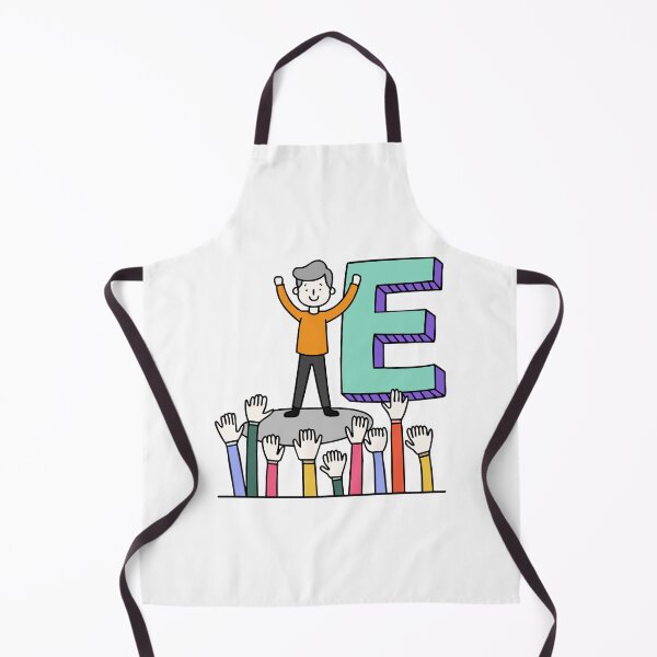 Item preview, Doodle Illustration of Letter E for euphoria designed and sold by rasagamastore.