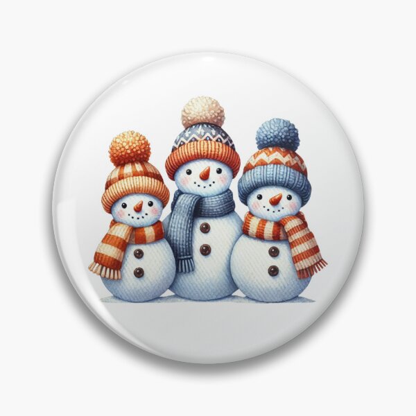 Item preview, Three Snowmen Christmas Watercolor Design designed and sold by Bankza.