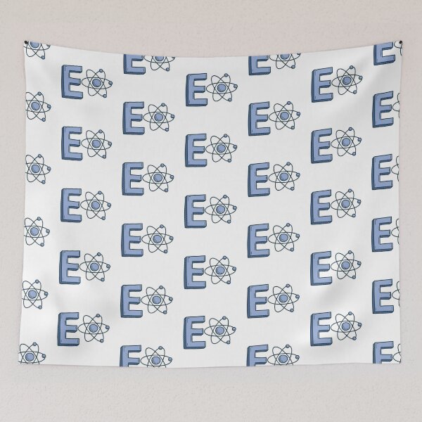 Item preview, Doodle Illustration of Letter E for electron designed and sold by rasagamastore.