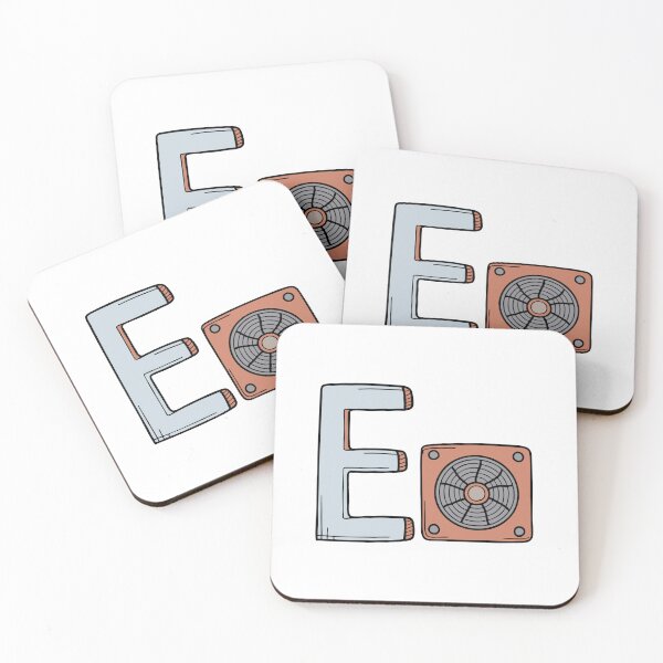 Item preview, Doodle Illustration of Letter E for exhaust fan designed and sold by rasagamastore.