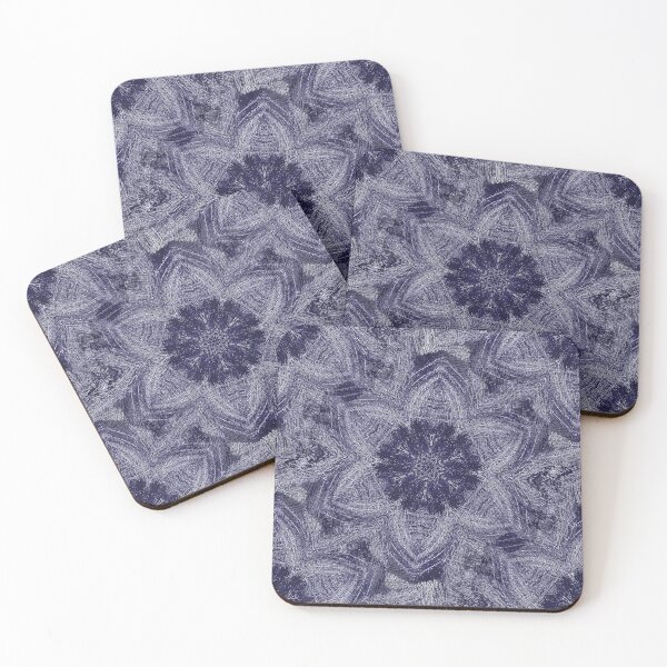 Item preview, Abstract Rustic Decorative Floral Pattern in Purple designed and sold by Artistestella.