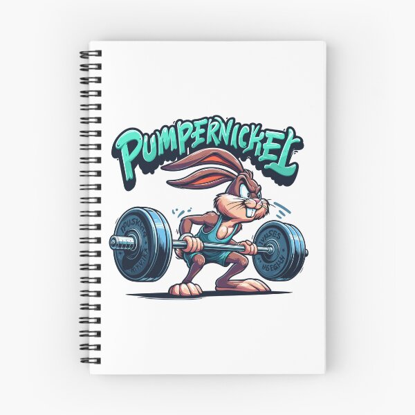 Item preview, Pumpernickel Rabbit Fitness Bunny Funny Gym Gift designed and sold by Pineapple-Tree.
