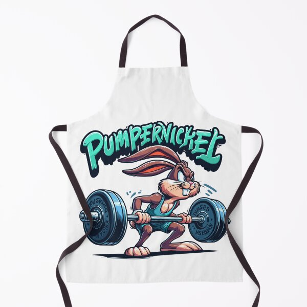 Item preview, Pumpernickel Rabbit Fitness Bunny Funny Gym Gift designed and sold by Pineapple-Tree.