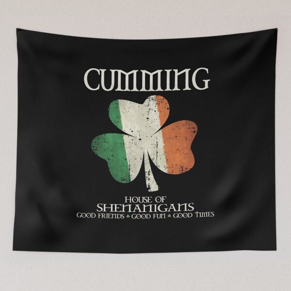 Item preview, Cumming last name family Ireland Irish house of shenanigans designed and sold by 9X FR.