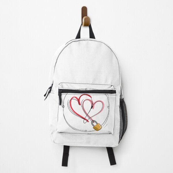 Item preview, Locked Hearts Love Symbol Art designed and sold by ZetaDream.