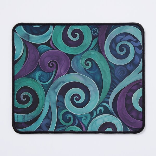 Item preview, New Zealand Māori Paua Pattern Koru Design 194 designed and sold by GrinGalore.