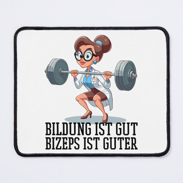 Item preview, Education Biceps Funny Gym Bodybuilding Woman Gift designed and sold by Pineapple-Tree.
