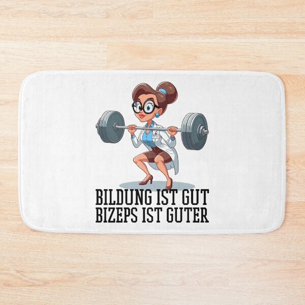 Item preview, Education Biceps Funny Gym Bodybuilding Woman Gift designed and sold by Pineapple-Tree.