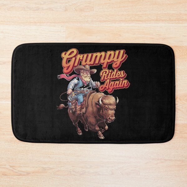 Item preview, Grumpy rides again - Grandpa grumpy - Grumpy cowboy - Oldie but grumpy - Grumpy forever -  designed and sold by JansenGS.
