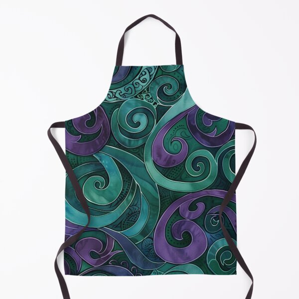 Artikelvorschau, Neuseeland Māori Paua Muster Koru Design 195 entworfen und verkauft von GrinGalore.
