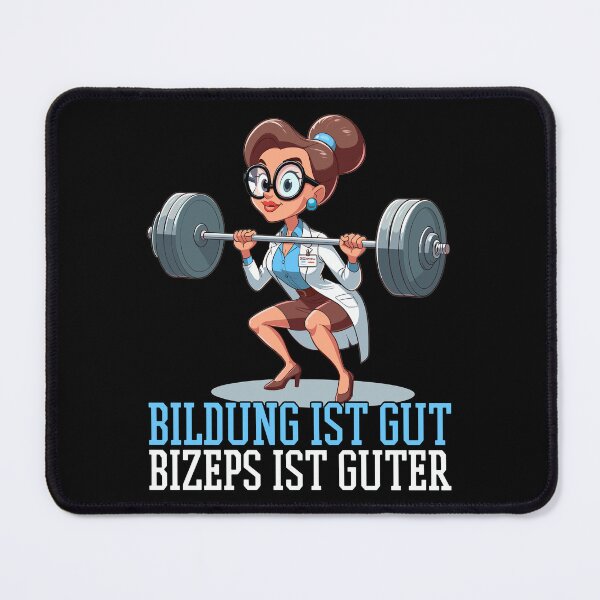Item preview, Education Biceps Funny Gym Bodybuilding Woman Gift designed and sold by Pineapple-Tree.