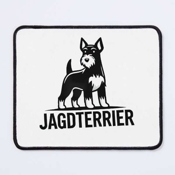 Item preview, Minimalist Black and White Jagdterrier designed and sold by ToxiCool.