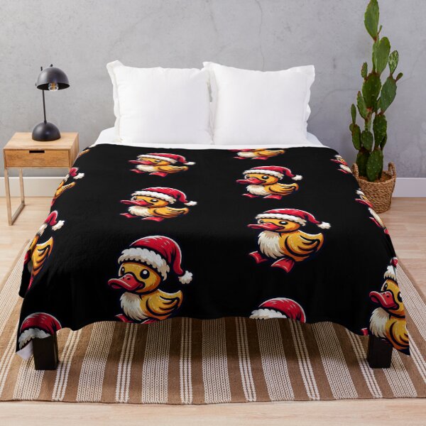 Item preview, Duck Christmas with Santa Hat designed and sold by FunnyDsgn.