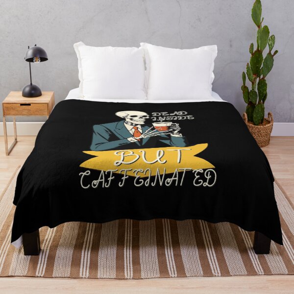 Item preview, Dead inside but caffeinated  designed and sold by portokalis.