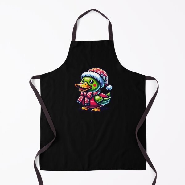 Item preview, Duck Christmas with Santa Hat designed and sold by FunnyDsgn.