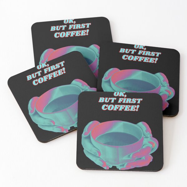 Item preview, Ok, but First Coffee! designed and sold by collecTee.
