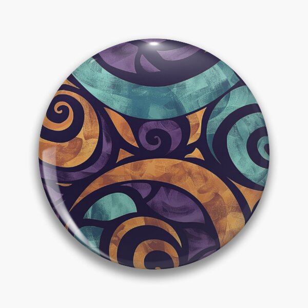 Artikelvorschau, Neuseeland Māori Paua Muster Koru Design 196 entworfen und verkauft von GrinGalore.