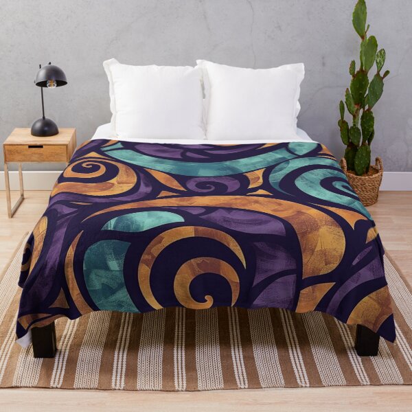 Artikelvorschau, Neuseeland Māori Paua Muster Koru Design 196 entworfen und verkauft von GrinGalore.