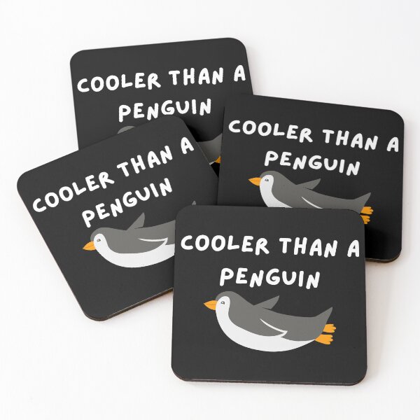 Item preview, Cooler Than a Penguin - white designed and sold by VasInd.