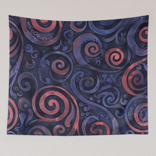 Item preview, New Zealand Māori Paua Pattern Koru Design 197 designed and sold by GrinGalore.