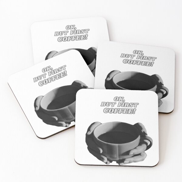 Item preview, Ok, but First Coffee! designed and sold by collecTee.