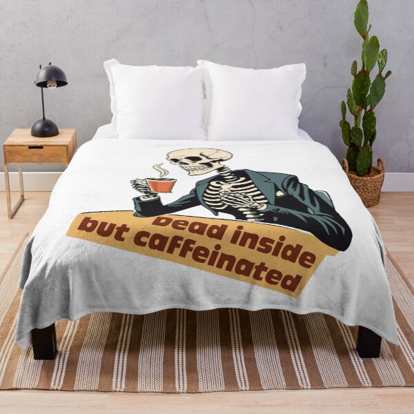 Item preview, Dead inside but caffeinated  designed and sold by portokalis.