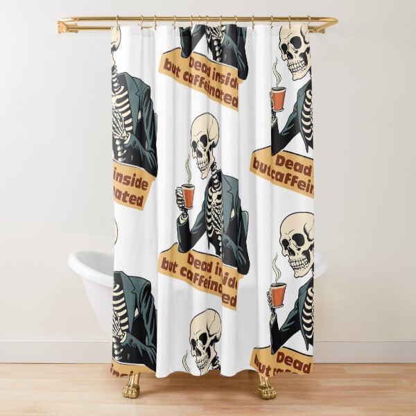 Item preview, Dead inside but caffeinated  designed and sold by portokalis.