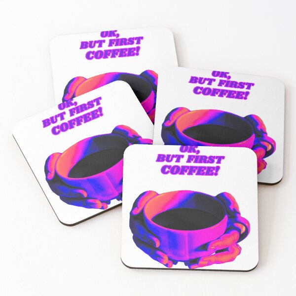 Item preview, Ok, but First Coffee! designed and sold by collecTee.