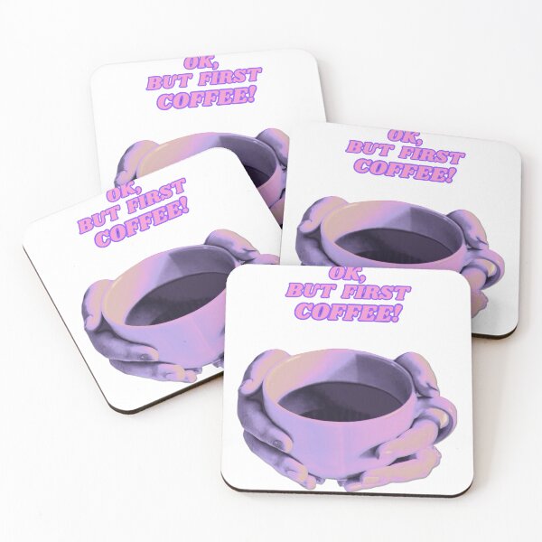 Item preview, Ok, but First Coffee! designed and sold by collecTee.