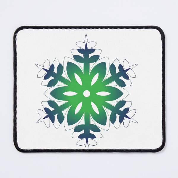 Item preview, Emerald Snowflake Winter Glow designed and sold by PURNOMATRA.