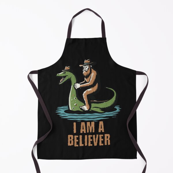 Item preview, I am a believer - Bigfoot and Lochness Monster designed and sold by AwesomeBeyondLimits.
