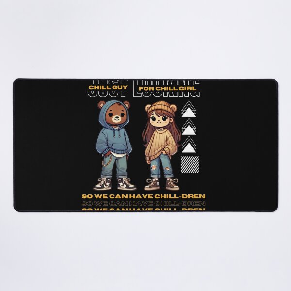 Item preview, Chill Guy and Chill Girl designed and sold by VibeOasis.