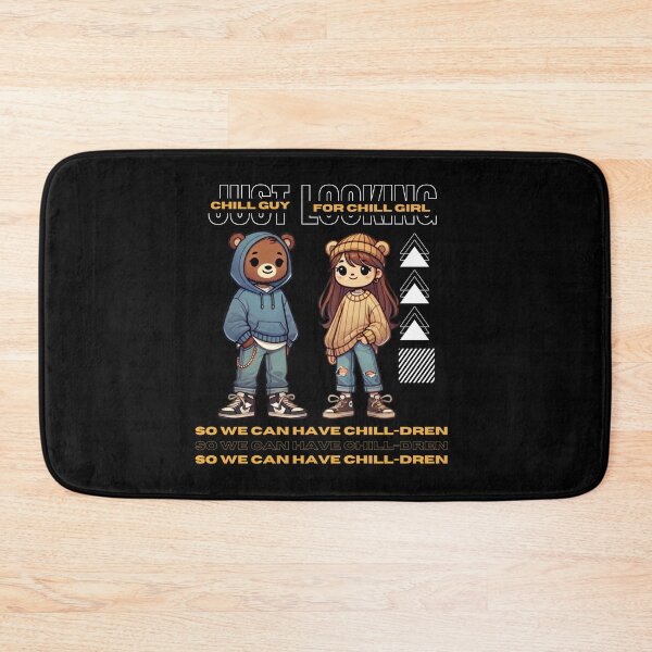 Item preview, Chill Guy and Chill Girl designed and sold by VibeOasis.