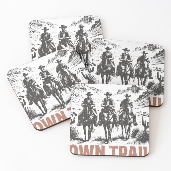 Item preview, Blaze Your Own Trail - Western Cowboy Adventure Design designed and sold by Fernandink1.