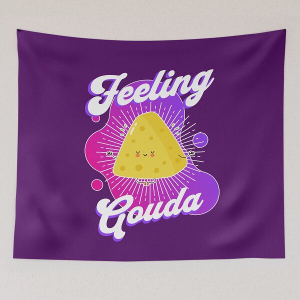 Aperçu de l'œuvre Fromage gouda qui fait du bien créée et vendue par Visual-digital.
