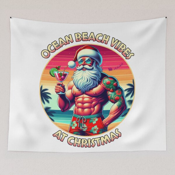 Item preview, OCEAN BEACH VIBES AT CHRISTMAS designed and sold by AJCIShop.