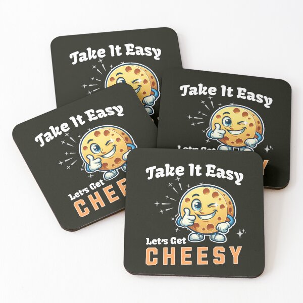 Item preview, Take it easy lets get cheesy designed and sold by Visual-digital.