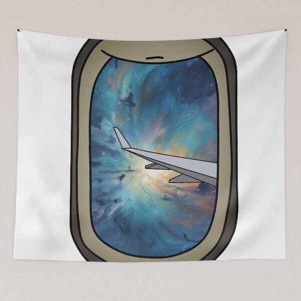 Item preview, Plane window galaxy designed and sold by Only Good Vibes.