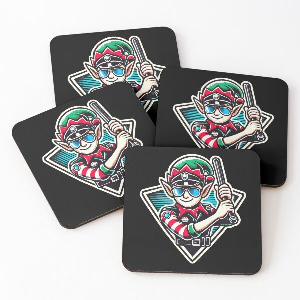 Item preview, Christmas Elf Humorous Police Look designed and sold by LuminOrb.