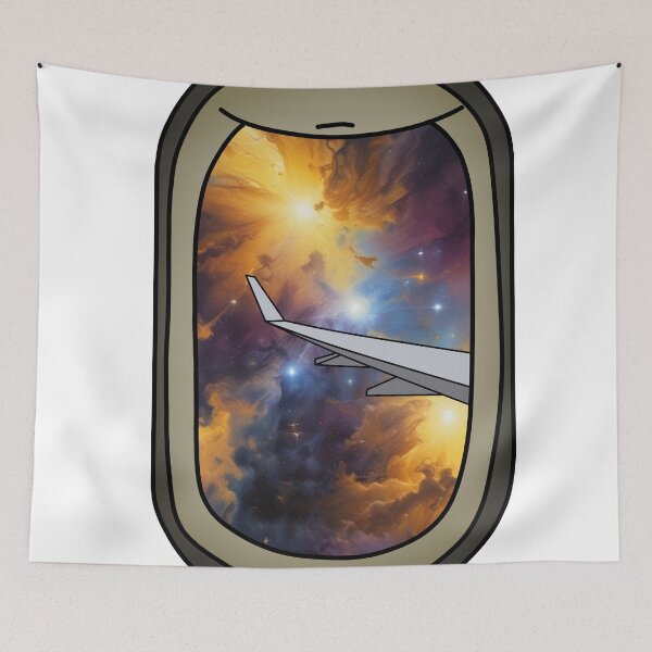 Item preview, Plane window galaxy designed and sold by Only Good Vibes.