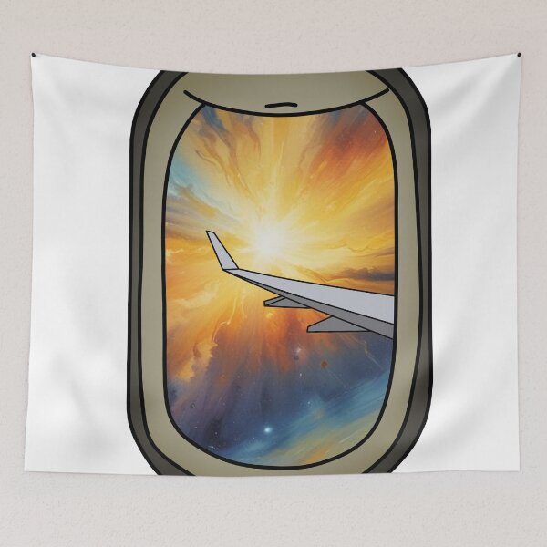 Item preview, Plane window galaxy designed and sold by Only Good Vibes.