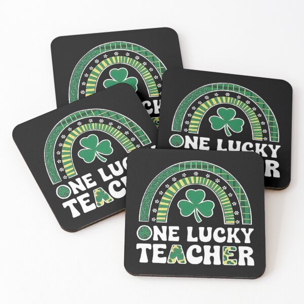 Item preview, One Lucky Teacher Rainbow: St. Patrick’s Day Clover Design designed and sold by love3617.