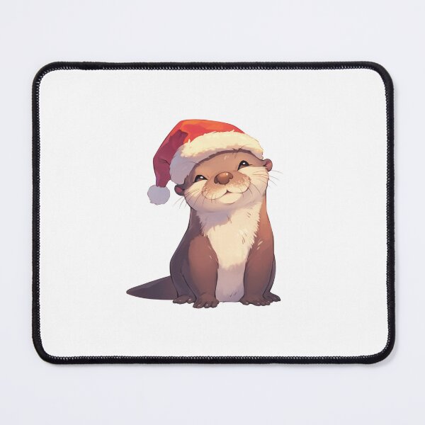 Item preview, Your cute happy friend christmas otter designed and sold by PatternFly.