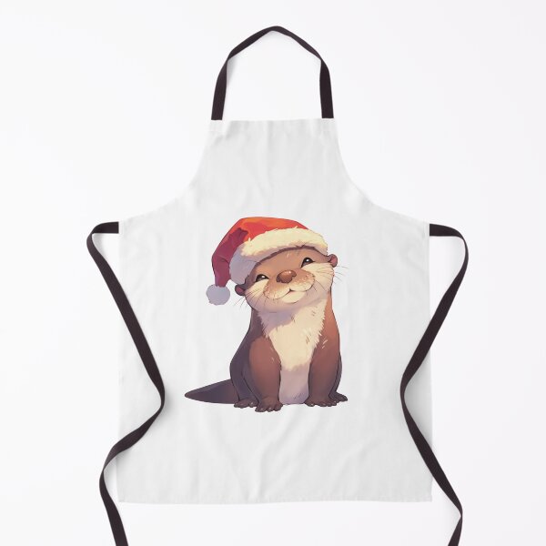 Item preview, Your cute happy friend christmas otter designed and sold by PatternFly.
