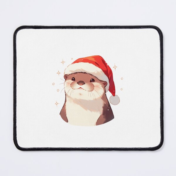 Item preview, Your cute happy friend christmas otter designed and sold by PatternFly.