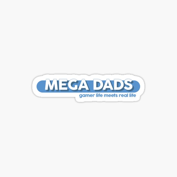 Mega Dads Logo Sticker