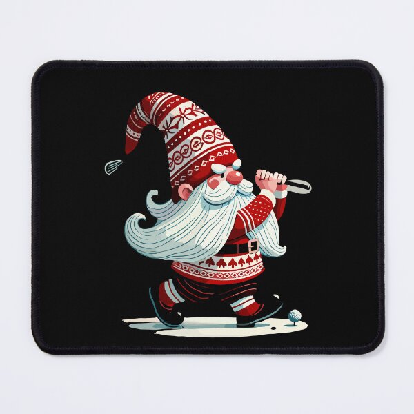 Item preview, Golfspieler Gnome Weihnachtlicher Golfer Elf designed and sold by LuminOrb.